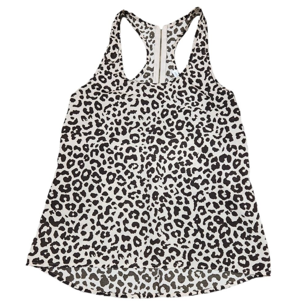 ❤️2/$18 Ambiance Apparel Animal Print Racerback Tank Top Sleeveless S